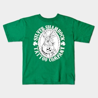 Silver Shamrock Tattoo Company Creggan O'Hare Jackalope Kids T-Shirt